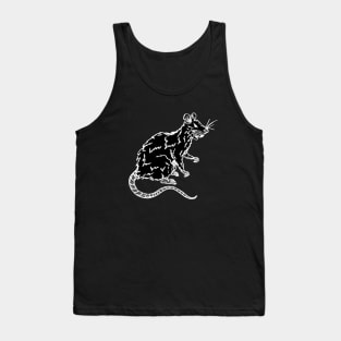 Undead Black Rat Tank Top